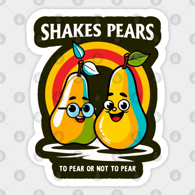 Shakes Pears Sticker by artslaves